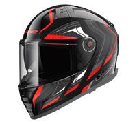 LS2 FF811 Vector II Full Face Helmet Alizer Black/RedXL Black,Red