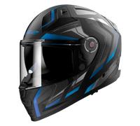 LS2 FF811 Vector II Alizer Helmet, black-blue, size S for Men