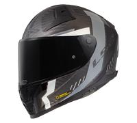 LS2 FF811 Vector II Full Face Helmet C Grid Matte Matt Black/GreyXXL Matt Black,Grey