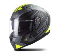 LS2 FF811 VECTOR II Full Face Helmet Splitter Matt Titanium/Hi-Vis Yellow3XL Matt Titanium,Hi-Vis Yellow