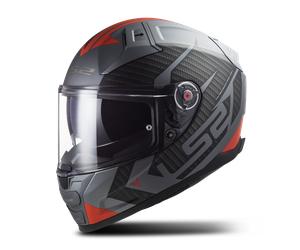 LS2 FF811 VECTOR II Full Face Helmet Splitter Matt Titanium/Red4XL Matt Titanium,Red