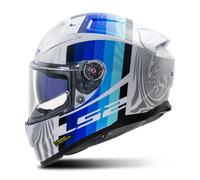 LS2 FF811 Vector II Full Face Helmet White/SilverS White,Silver