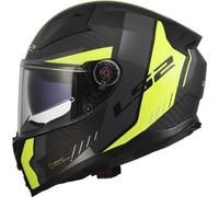 LS2 FF811 VECTOR II GRID Integralhelm matt schwarz-fluo gelb S