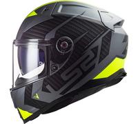 LS2 FF811 VECTOR II Full Face Helmet Splitter Matt Titanium/Hi-Vis YellowL Matt Titanium,Hi-Vis Yellow