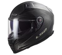 LS2 FF811 Vector II Plain Carbon Full Face Motorcycle Helmet Free Dark Visor