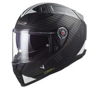 LS2 FF811 Vector II Splitter Full Face Motorcycle Helmet Fibreglass Black Yellow