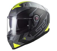 §LS2 FF811 VECTOR II Full Face Helmet Splitter Matte Titanium-HiVis Yellow§