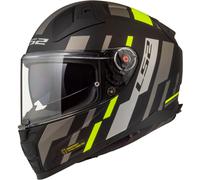 LS2 FF811 Vector II Tron, full face helmet XS Matt Black/Grey/Neon-Yellow