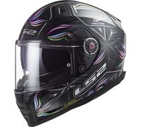 LS2 FF811 Vector II Tropical Helmet, black-white, size L for Men