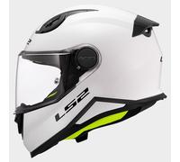 LS2 FF812 Kids Childrens Full Face Motorcycle Motorbike Helmet ECE 2206 Approved. Gloss White. Large (51-52 cm)
