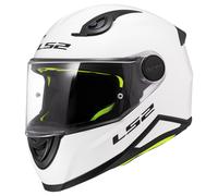 LS2 FF812 Kids Childrens Full Face Motorcycle Motorbike Helmet ECE 2206 Approved. Gloss White. Large (51-52 cm)