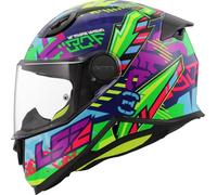 LS2 FF812 Kids Childrens Full Face Motorcycle Motorbike Helmet ECE 2206 Approved. SVENT Gloss Blue Green. Large (51-52 cm)