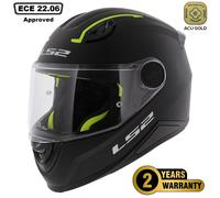 LS2 FF812 KIDS MINI FULL FACE CHILDS KIDS MOTORCYCLE HELMET JUNIOR MATT BLACK