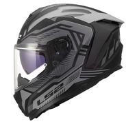 LS2 Helmets Full-Face Helmet FF817 Challenger II Dravix - Matt Grey, Size L