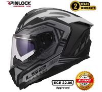 Ls2 Ff817 Challenger Ii Dravix Full Face Helmet Black M