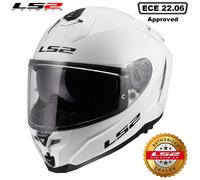 LS2 FF817 Challenger II Solid, full face helmet 3XL White