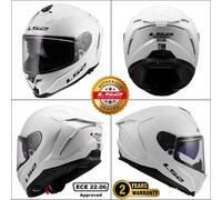 Ls2 Ff817 Challenger Ii Full Face Helmet White 2XL