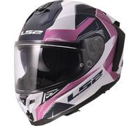 LS2 FF817 Challenger II Flaman, full face helmet 3XL Matt White/Black/Pink