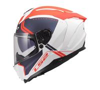 LS2 FF817 Challenger II helmet Titan matt white blue red