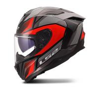 Ls2 Ff817 Challenger Ii Viper Full Face Helmet Grey L