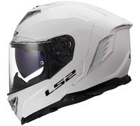 LS2 FF818 Storm 3 Full Face Moto Motorcycle Motorbike Helmet Solid Gloss White