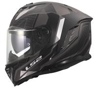 LS2 FF818 Storm III Sporty Helmet, black/grey, size XXL (63/64)
