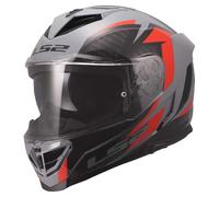 LS2 FF818 Storm III Dynamo Helmet, grey/red, size XXL (63/64)