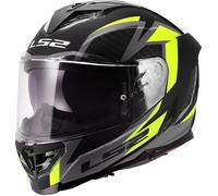 LS2 FF818 STORM III DYNAMO Integralhelm matt schwarz-fluo gelb XXS