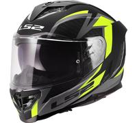 LS2 FF818 STORM III DYNAMO Integralhelm matt schwarz-fluo gelb M