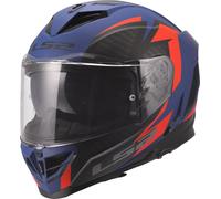 LS2 FF818 Storm III Dynamo Helmet, red-blue, size M for Men