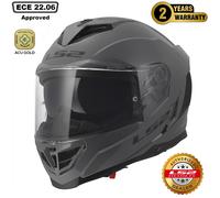LS2 Storm III Full Face Motorcycle Motorbike Helmet - Gloss Nardo Grey