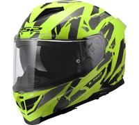 LS2 FF818 Storm III Kaos Helmet, black-yellow, size 3XL for Men