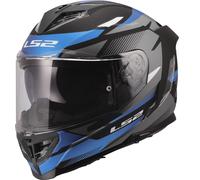 LS2 FF818 STORM III KOMAI Integralhelm matt schwarz-blau XXL