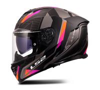 LS2 FF818 STORM III SPORTY Integralhelm matt grau-violett XXL