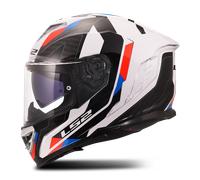 LS2 FF818 STORM III SPORTY Integralhelm weiss-blau-rot XXL