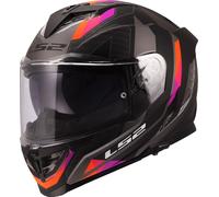 LS2 FF818 STORM III SPORTY Integralhelm matt grau-violett XS