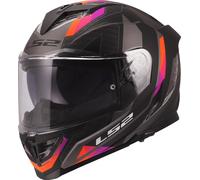 LS2 FF818 Storm III Sporty Helmet, grey/purple, size L (59/60)