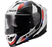LS2 FF818 Storm III Sporty Helmet, white-red-blue, size 2XS for Men