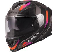 LS2 FF818 STORM III SPORTY Integralhelm matt grau-violett XXS