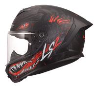 LS2 FF820 Rapid 3 Full Face Motorcycle Helmet Kaiju 2 Black / Red / White