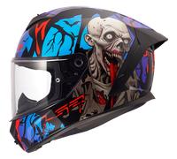 LS2 FF820 Rapid 3 Full Face Motorcycle Helmet Zombie 2 Black / Red / Blue