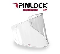 LS2 Helmets Motorcycle Helmet Visor FF808 Stream II – Pinlock Ready Anti-Fog – Clear/Smoke