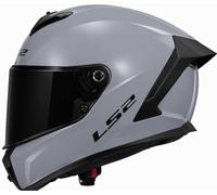 LS2 FF820 Rapid 3 Nardo Grey Full Face Motorcycle Crash Helmet, ECE22.06 ACU Certified with Dark and Clear Visors