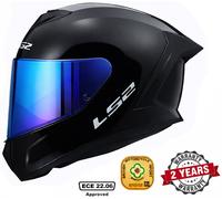 LS2 FF820 Rapid III Helmet, black, size M for Men