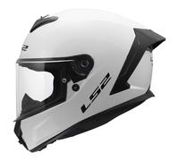 LS2 FF820 RAPID III Full Face Motorcycle Helmet - SOLID GLOSS WHITE - L (59-60cm)