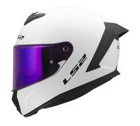 LS2 FF820 RAPID III Full Face Motorcycle Helmet - SOLID GLOSS WHITE - L (59-60cm)