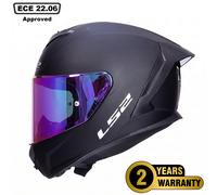 LS2 FF820 Rapid III (FF353) Full Face Motorbike Helmet Matt Black Option Visor