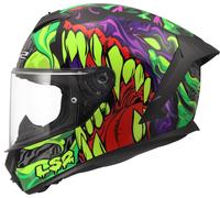 LS2 FF820 RAPID III LIGHTWEIGHT FULL FACE MOTORCYCLE HELMET LYCANT PURPLE GREEN