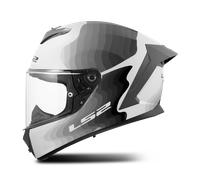 LS2 FF820 Rapid III Flow Full Face Helmet White/GreyXL White,Grey