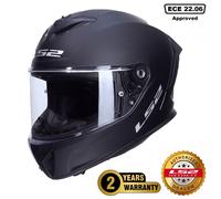 LS2 FF820 RAPID III FULL FACE LIGHTWEIGHT MOTORCYCLE ECE CRASH HELMET MATT BLACK